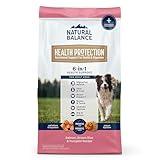 Natural Balance Health Protection Dry Dog Food – Whole Body Health, Easy on Digestion Dog Food Made with Salmon, Brown Rice & Pumpkin for Dogs - 22lbs.