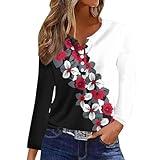 Blusas para Mujer Casuales Y Elegantes Lightening Deals Clearance Long Sleeve Shirts for Women 2024 V Neck Boho Dressy Casual Tops Lightweight Sweatshirts Pullover Going Out Fashion