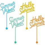 Summer Sayings Cupcake Picks - 24 pc