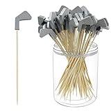 200Pcs Golf Cocktail Picks,4.7 Inch Golf Themed Fruit Toothpick,Party Toothpicks for Appetizers Cocktail Decorations for Party Supplies