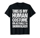 Paranormal Occult Skinwalker Costume T-Shirt Paranormal T-Shirt