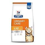 Hill's Prescription Diet c/d Multicare Urinary Care with Chicken Dry Cat Food, Veterinary Diet, 8.5 lb. Bag