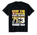 Kids Construction Design for a 3 year old birthday boy or girl T-Shirt