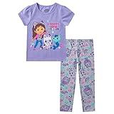 DREAMWORKS GABBY'S DOLLHOUSE Girls Short Sleeve T-Shirt and Legging Pants Set for Toddlers to Big Kids