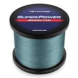 KastKing Superpower Braided Fishing Line,Low-Vis Gray,30 LB,327 Yds