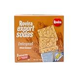 Rovira Whole Wheat Crackers - Crunchy and Tasty Snack for Tea or Coffee - 9 oz (Pack of 1)