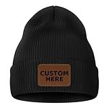 Custom Beanies for Men Bulk Personalized Beanies for Men Women Customize Beanies Add Text Photo Custom Knit Hat Red