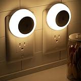 fesnne Night Light, Night Lights Plug into Wall, Dusk to Dawn Sensor Warm White Led Night Light 0.5W, 2 Pack Nightlight for Adults, Bedroom, Bathroom, Hallway, Kitchen