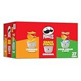 Pringles Potato Crisps Chips, On-the-Go Snacks, Snack Stacks, Variety Pack, 19.3oz Box (27 Cups)​​