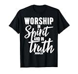 Christian Bible Verse Design Praise and Worship Team Gift T-Shirt