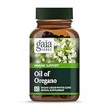 Gaia Herbs Oil of Oregano - Immune and Antioxidant Support Supplement to Help Sustain Overall Well-Being - with Oregano Oil, Carvacrol, and Thymol - 60 Vegan Liquid Phyto-Capsules (30-Day Supply)