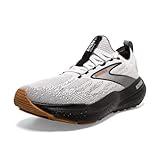 Brooks Men’s Glycerin Stealthfit 21 Neutral Running Shoe - White/Grey/Black - 11 Medium