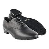 Very Fine Mens Wide Adrian Leather Ballroom Salsa Tango Waltz Latin Smooth Swing Dance Shoe Black US 9 Wide