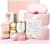 Happy Birthday Gifts for Women Mom Her Friend Sister Wife Grandma, Self Care Gifts Get Well Gifts Unique Relaxing Spa Gift Basket Set, Mothers Day Gifts for Mom Wife Grandma Daughter Friends Sister