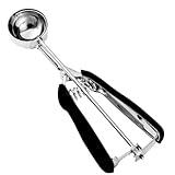 HOMURE H Cookie Scoop 2 Tablespoon, Size #40 Cookie Dough Scoop, 2 Tbsp/ 30 ml/ 1 oz Cookie Scoop for Baking, Spring-Loaded Scoop, 18/8 Stainless Steel, Comfortable Grip