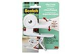 Scotch Desktop Tape Dispenser, White, Great for Gift Wrapping, 1 Dispenser (C19-CLIP-W-CCW)