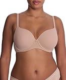 Natori Women's Chic Comfort Full Figure Sweetheart Contour Underwire Bra, Buff, 38DD