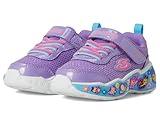 SKECHERS Girls Play Scene-Fun Squad Sneaker, Purple/Multi, 7 Toddler