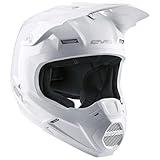 EVS Sports Unisex-Adult T5 Solid Off Road Full Face Motorcycle Helmet (White, X-Small)