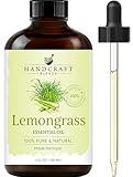 Lemongrass Essential Oil - Huge 4 Fl Oz - 100% Pure and Natural - Premium Grade Essential Oil for Diffuser and Aromatherapy