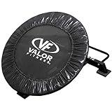 Valor Fitness Medicine Ball Rebounder Trampoline with Weighted Ball Storage - 8 Adjustable Positions - Physical Therapy Exercise Fitness Ball Upper Body Workout - Home Gym Equipment