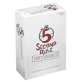 PlayMonster 5 Second Rule Uncensored - Fun Card Game for Game Night with Friends - for Ages 17 and Up