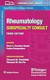 Washington Manual Rheumatology Subspecialty Consult (The Washington Manual Subspecialty Consult Series)