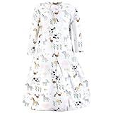 Hudson Baby Unisex Baby Long Sleeve Cotton Jersey Sleeping Bag, Sack, Blanket, Cute Farm, 6-12 Months