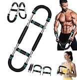 Twister Arm Trainer, 66-110lb Adjustable Chest Workout Equipment, Upper Body Strength Training Machine, Portable Spring Resistance Home Fitness Equipment, Detachable Design Fitness Anywhere