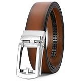 SENDEFN Men's Casual Leather Jeans Belt Dress Classic and Fashion for Men 1.5" Wide with Gift Box
