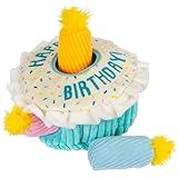Outward Hound Hide A Birthday Cake, Plush Puzzle Birthday Themed Dog Toy