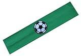 Funny Girl Designs Cotton Soccer Ball Patch Stretch Headband for Girls Teens and Adults - Soccer Team Gifts (Kelly Green)