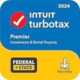 TurboTax Premier 2024 Tax Software, Federal & State Tax Return [PC/MAC Download]