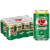 Guarana Antarctica, The Brazilian Original Guarana Soda, Regular, 11.83 fl oz (Pack of 12)