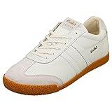 Gola Men's Harrier 001 Sneaker, White/White/Gum, 9