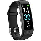 Fitness Tracker with Heart Rate Blood Oxygen Monitor, Activity Tracker Sleep Monitor Health Tracker, Smart Watch Pedometer Step Calories Counter, Fitness Watches for Men Women