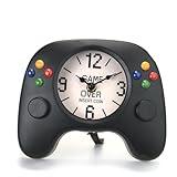 AOROTOE Gamer Gifts for Men Gamer Room Game Cave Wall Decor Cool Stuff for Boys Gamers Gift for Kids Ideas Video Game Decor Metal Controller Gamepad Desk Clock Wall Clock 7.4 x 6.0 inches