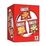 Cheez-It Cheese Crackers, Baked Snack Crackers, Lunch Snacks, Variety Pack, 12.1oz Box (12 Packs)