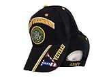 Auhafaly United States Army Veteran Men's Standard Baseball, Black, One Size