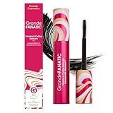 Grande Cosmetics GrandeFANATIC Fanning & Curling Mascara with Conditioning Peptides - for Longer-Looking, Lifted Lashes - Black (0.37 oz)