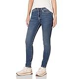 Amazon Essentials Women's High-Rise Skinny Jean, Medium Wash, 12