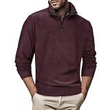 PUTEARDAT Collared Sweatshirts for Men Funny Gag Gift Ideas Preppy Sweater Mis Pedidos Recientes En Amazon Pink Off The Shoulder Sweater Prime Coupons and Promo Codes,Wine #1,Small