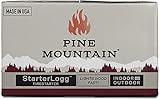 Pine Mountain StarterLogg Select-A-Size Firestarting Blocks, 24 Starts Firestarter Wood Fire Log for Campfire, Fireplace, Wood Stove, Fire Pit, Indoor & Outdoor Use, Red