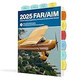 FAR AIM 2025 Tabs – Color-Coded Study Tabs for Private, Instrument, Commercial & CFI – Quick Reference for Aviation Regulations – Boost Test Prep & Flight Knowledge – 100 Tabs Set (Book not Included)