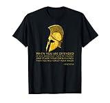 Ancient Greek Stoic Epictetus Quote On Being Offended T-Shirt
