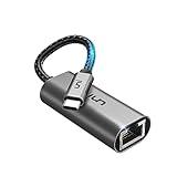 uni USB C to Ethernet Adapter, Driver Free RJ45 to USB C [Thunderbolt 3/4 Compatible], 1Gbps Type-C Gigabit Ethernet LAN Network Adapter for MacBook Pro/Air, iPhone 15 Pro/Max, Dell XPS, Galaxy S8-S24