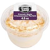 Our Specialty French Style Cheesecake Parfait Cup, Single Serve Dessert, Frozen, 4.5oz