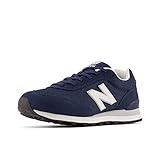 New Balance Men's 515 V3 Sneaker, Nb Navy/White/Aluminum Grey, 10