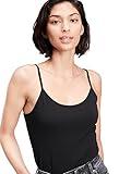 GAP Womens Fitted Cami True Black