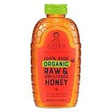 Nate's Organic 100% Pure, Raw & Unfiltered Honey - USDA Certified Organic - 32oz. Squeeze Bottle